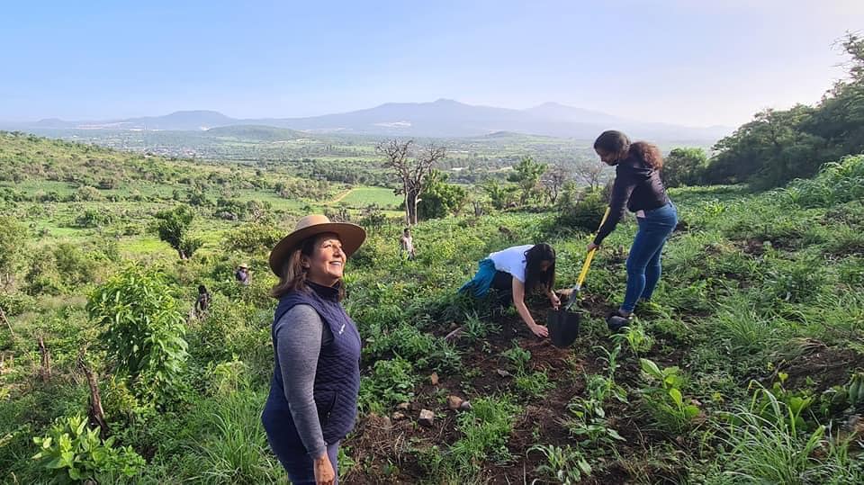 Myriam Martínez mostrando otra mirada de Michoacán