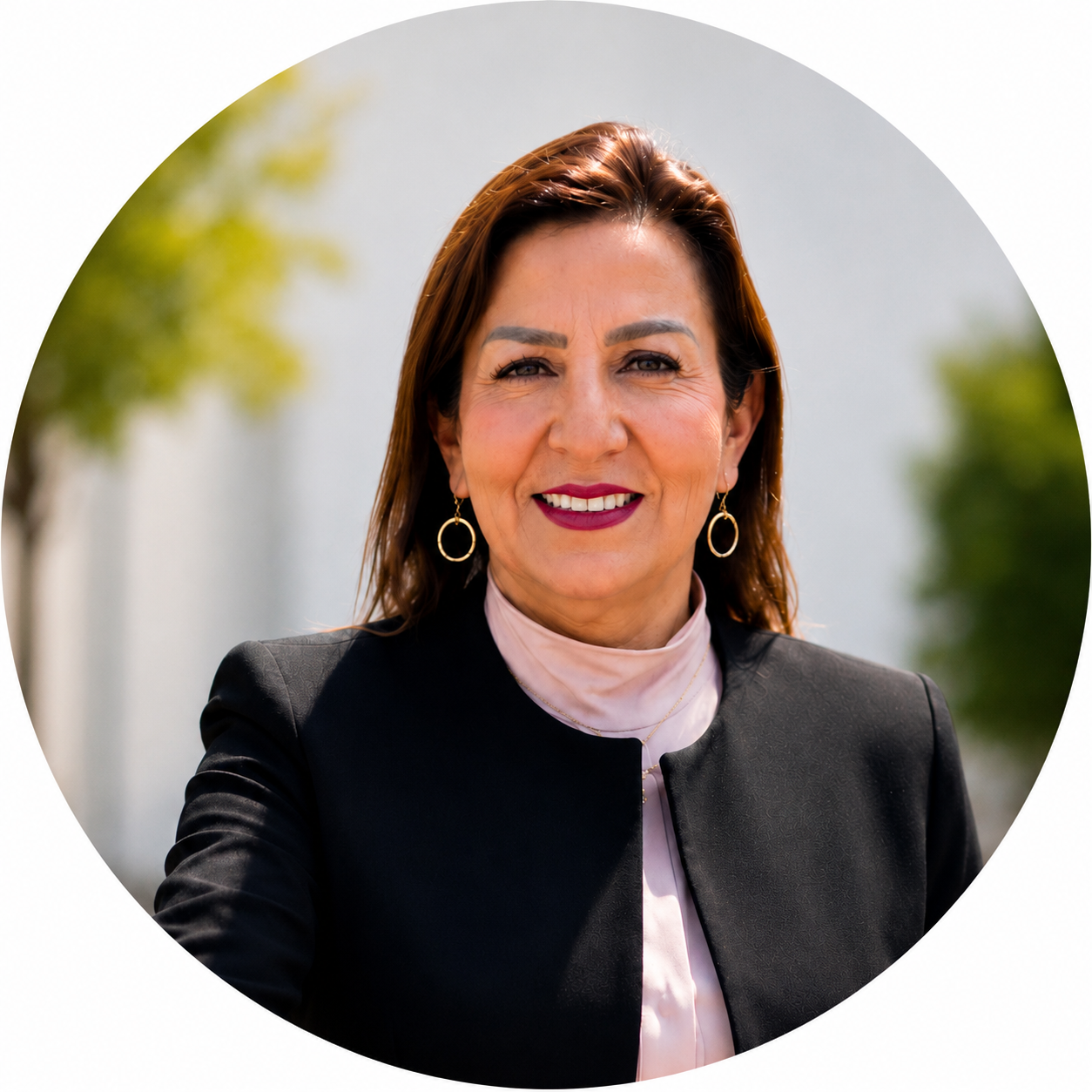 Myriam Martínez Ramírez de frente